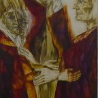 MJ - Vermittlung des Friedens, 200x120 cm, 2009