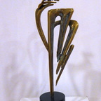 Kulinski - Hahn, Bronze, Höhe 42 cm