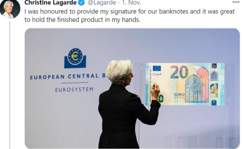 Lagard Euro signation