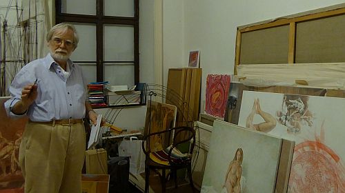Ulrich Gansert im Atelier 500